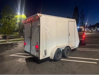 7x14 cargo trailer enclosed clean title on hand