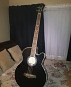 Ibanez Acoustic Electric Bass with tuner