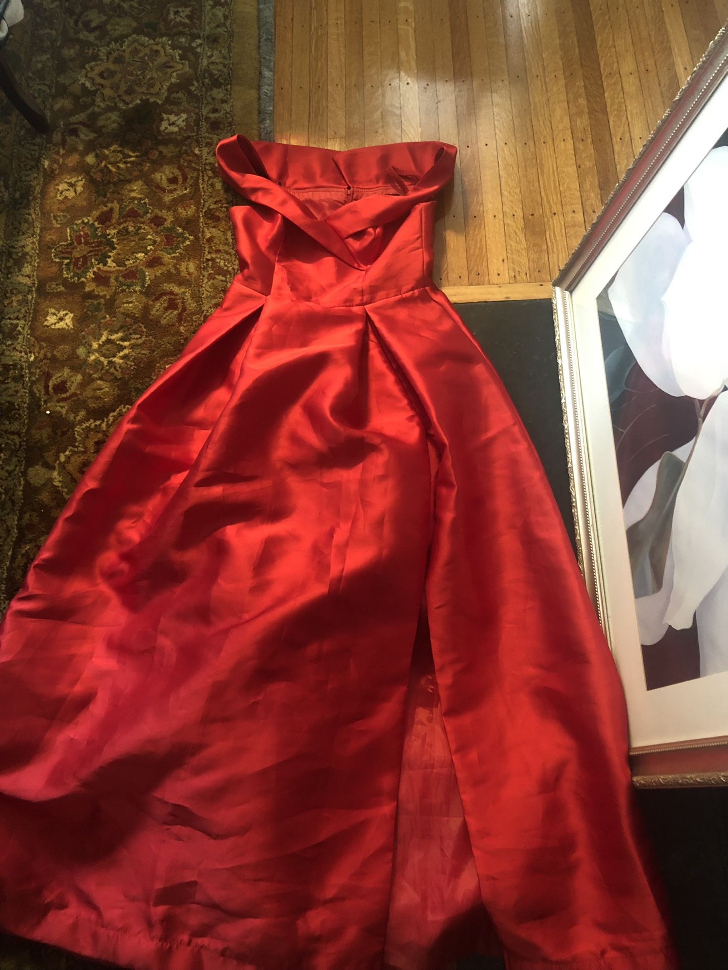 NEW Red Prom Formal Dress NEVER USED  