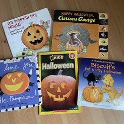 Children’s Board Book Picture Book Christmas Halloween Autumn Pumpkin Lot 