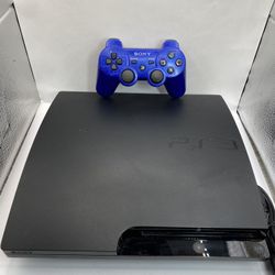 Sony PlayStation PS3 Slim Console CECH-3001A 160GB Controller Cords tested