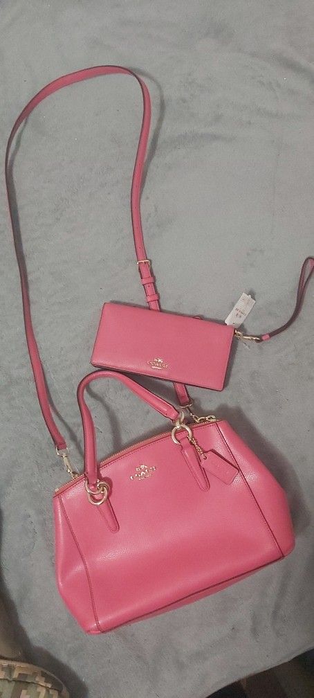 Coach Pink Bag Purse Pink Coach Wallet 300 For Both
