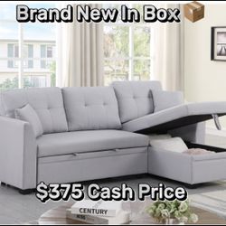 Brand New Light Gray L Sectional Couch 🛋️ 