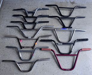10 pairs of BMX park street handlebars bars ** will sell individually
