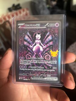Pokemon 30th anniversary Mewtwo ex 151/128 Pokémon Card Secret Rare