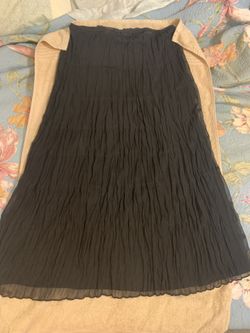 Long Black Skirt 