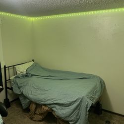 Twin XL Bed frame and mattress