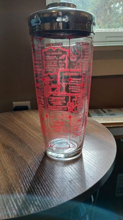 Glass Cocktail Shaker