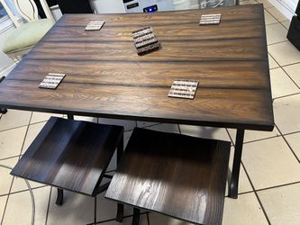 Ashley Freimore 5-Piece Dining Set ā Table + 4 Stools