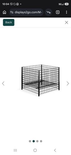 Wire Dump Bins w/ Adjustable Shelf, 22.5 Cubic ft.
