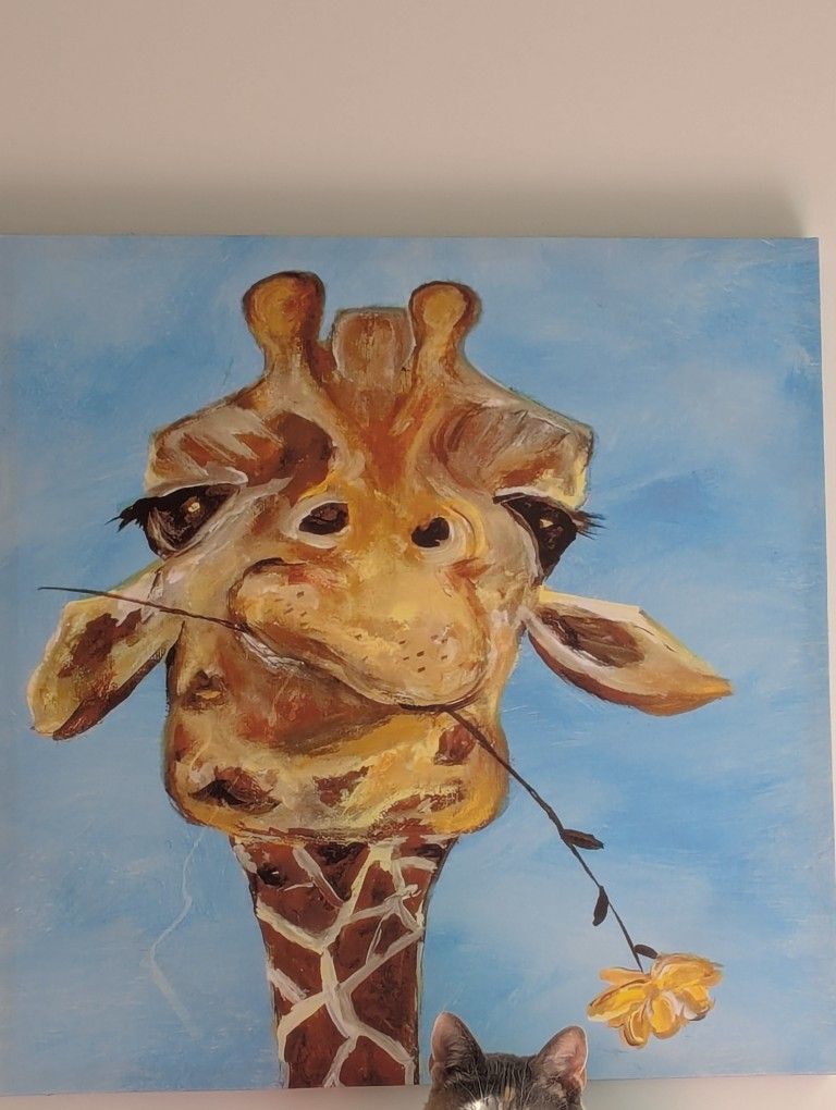 Canvas Art Giraffe