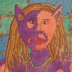 1972_Jeremy Swift "Suicide Pinup (Miss Wrist)" Funk Art