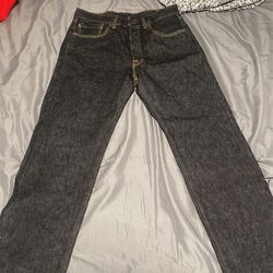 LEVIS 501 Black Charcoal Jeans