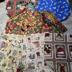 NEW Handmade 8 Seasonal Bread Basket Liners