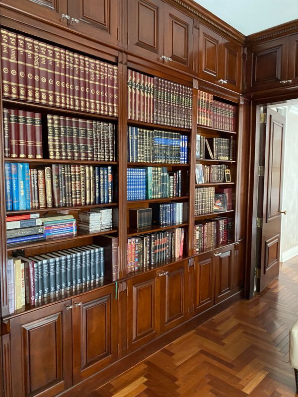Library wood panels and bookcases for sale for sale in new york ny 