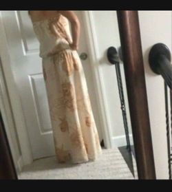 Women's Strapless Maxi Dress Size Medium