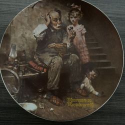 Vintage Knowles 1978 Norman Rockwell The Cobbler Collectors Plate