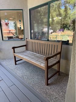 Teak Wood Bench