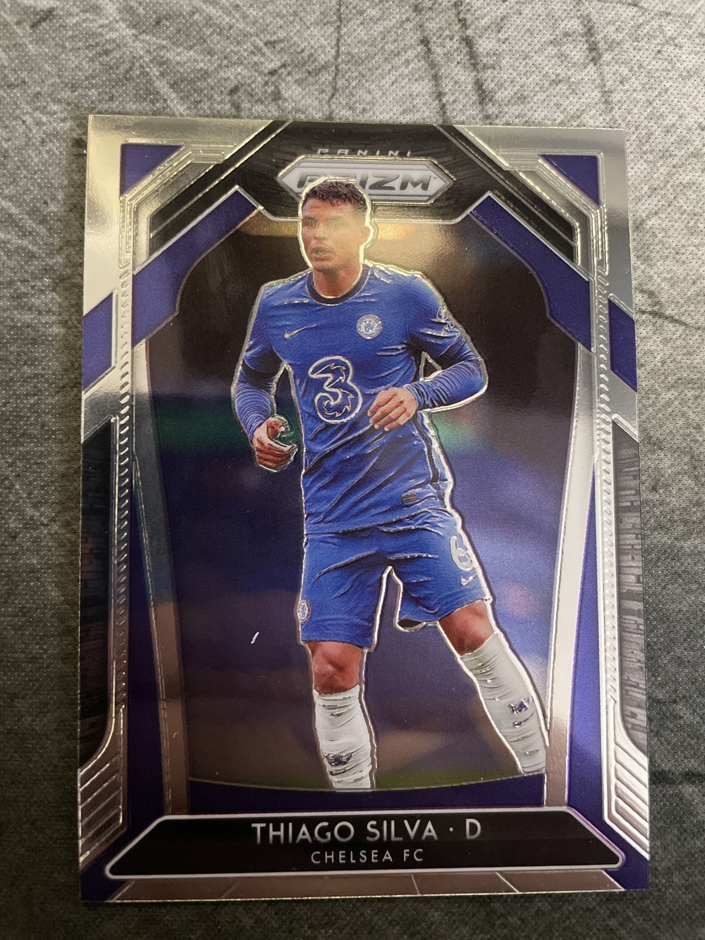 PANINI PRIZM PREMIER LEAGUE 2020/21 THIAGO SILVA BASE CARD NO 222