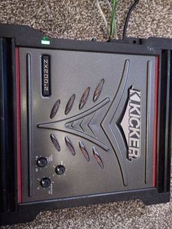 New kicker 2ch amp nice amp $100firm price pickup only serious buyers please yes it is available