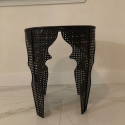 High End Moroccan Style Metal Round Side Table