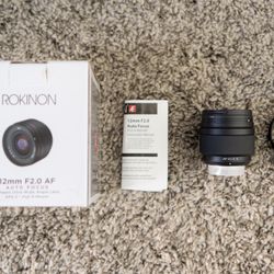 Rokinon Samyang AF 12mm f/2 Ultra Wide-Angle Lens - Fujifilm X Mount Fuji