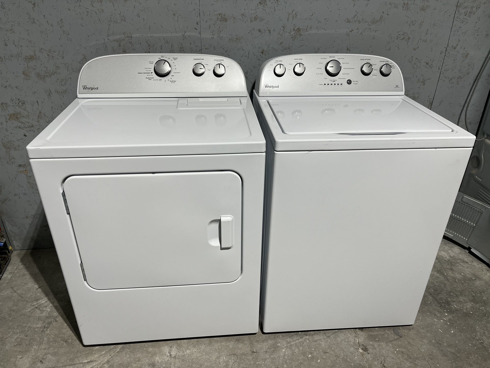Whirlpool - Washer And Dryer - High Efficiency - Good Condition— Free Delivery 