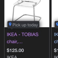 Clear IKEA Chair