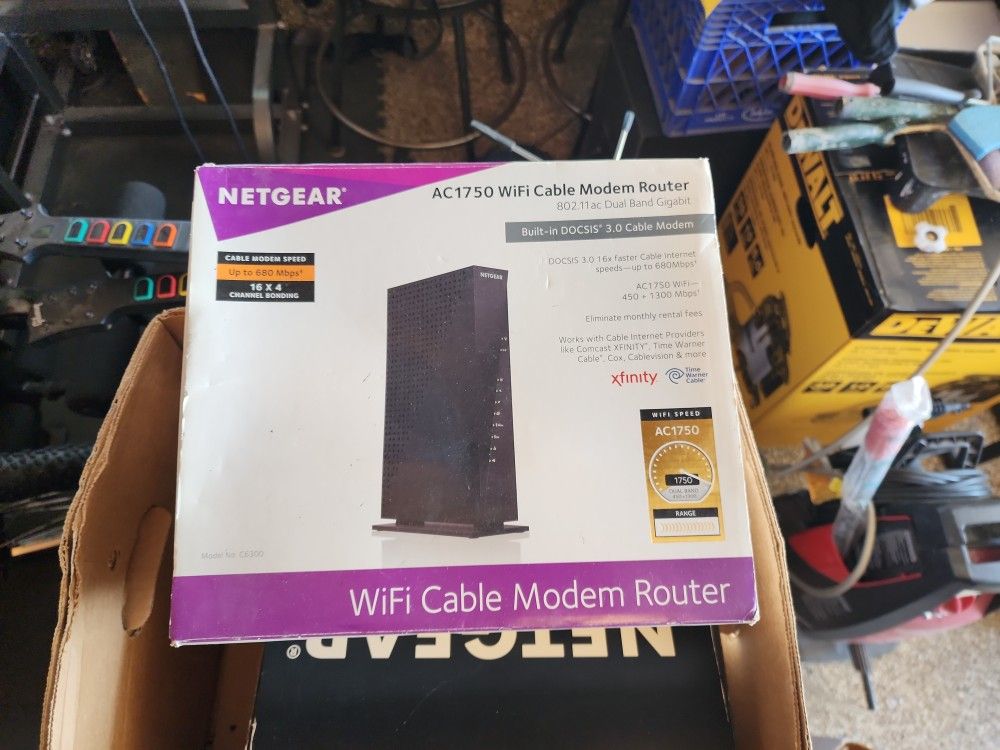Net Gear Modem And Wireless Router