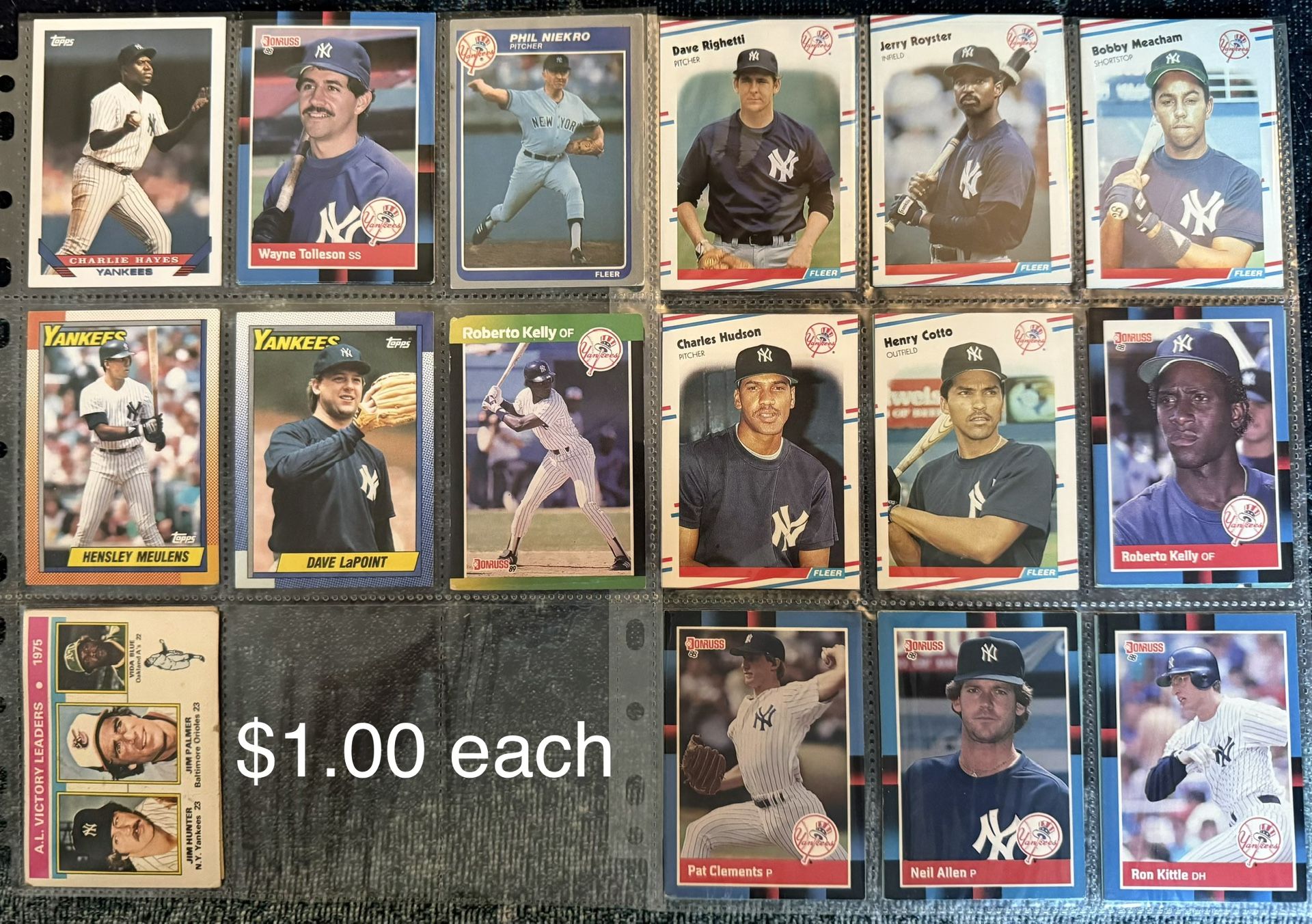 Yankees Baseball Cards