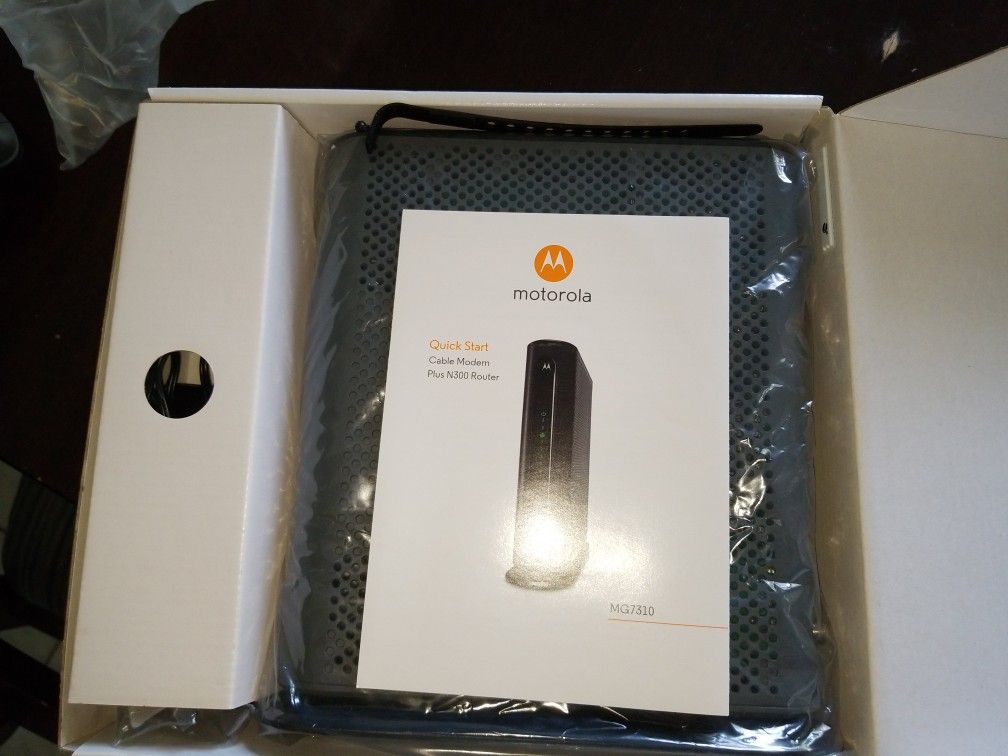 MOTOROLA CABLE MODEM ROUTER