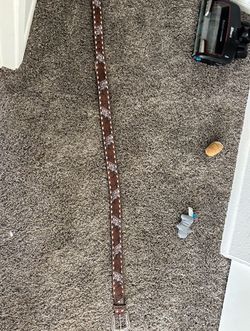 Leather belt