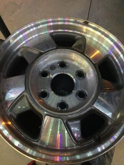 Rims from Chevy Tahoe, 17in, 8in deep