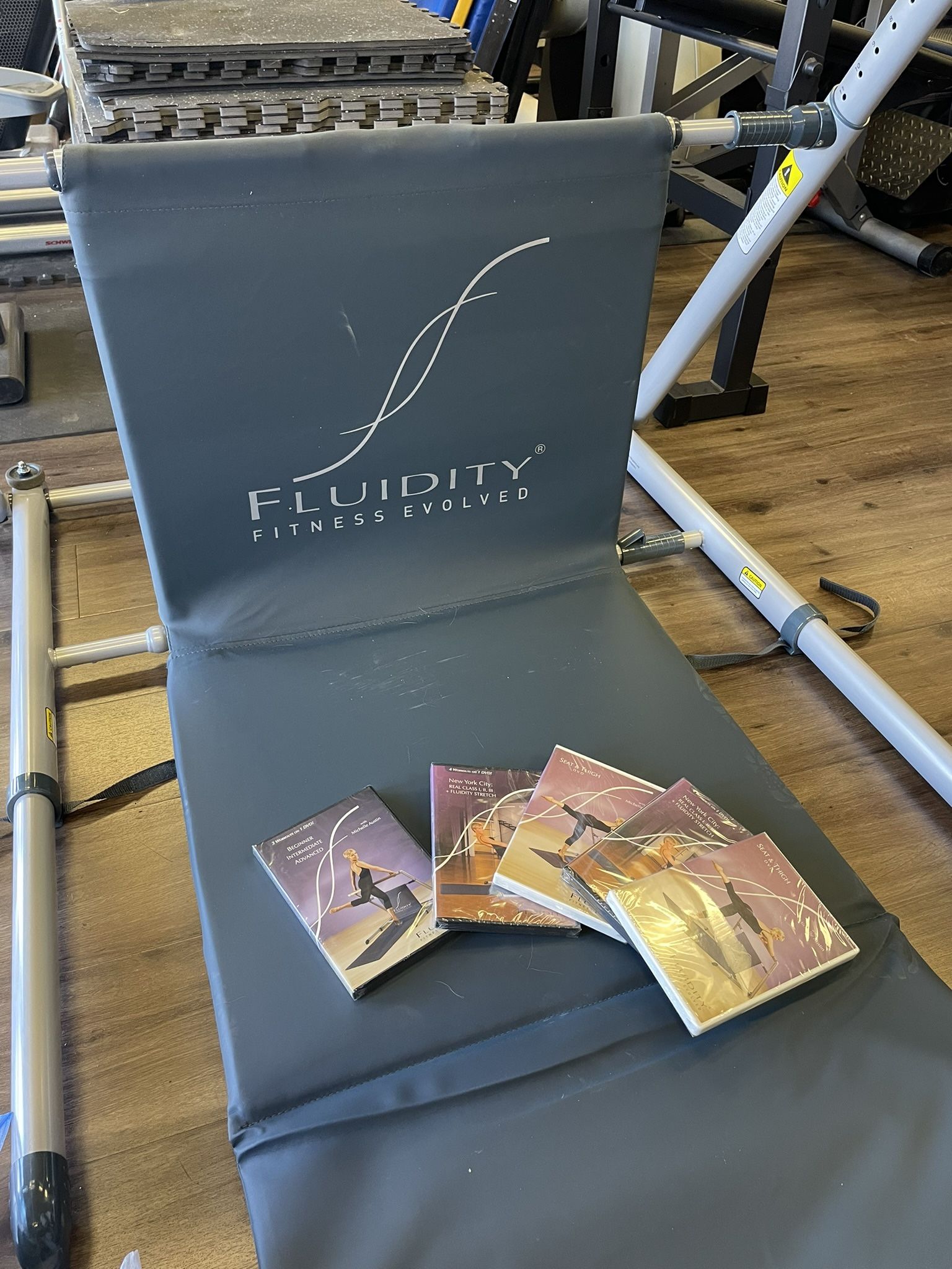 Fluidity Barre Exerciser W 5 DVDs ball