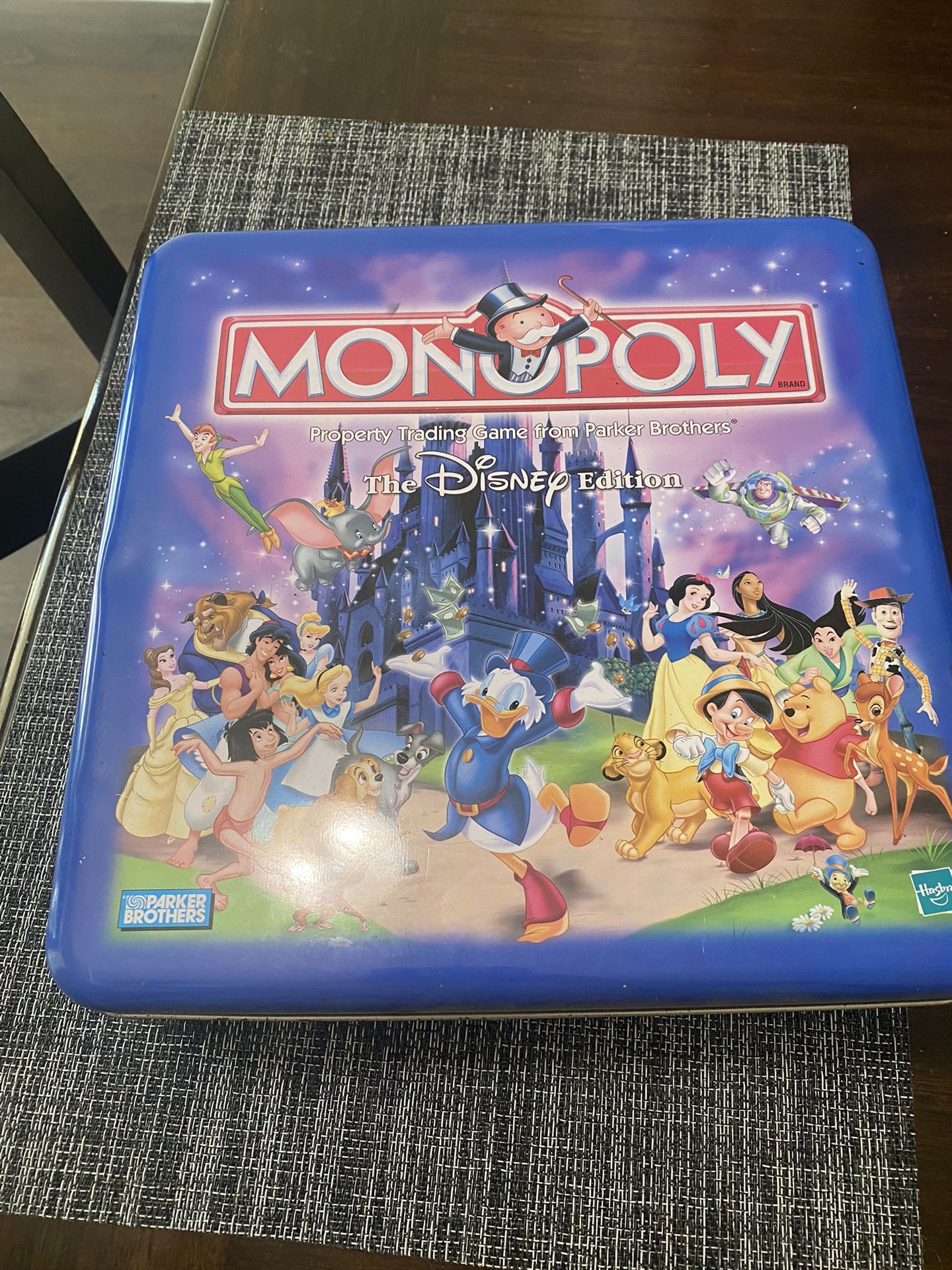 Disney Edition Tin Monopoly 