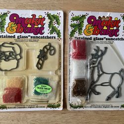 Makit & Bakit Crystals Vintage Frame Stained Glass Suncatchers