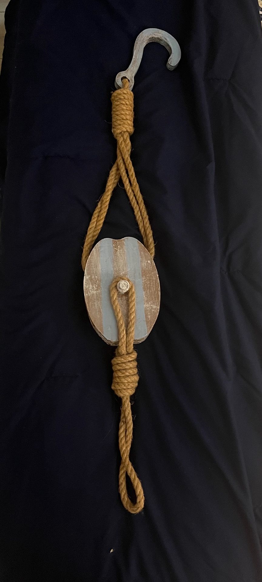 Coastal Plant Hanger - rope