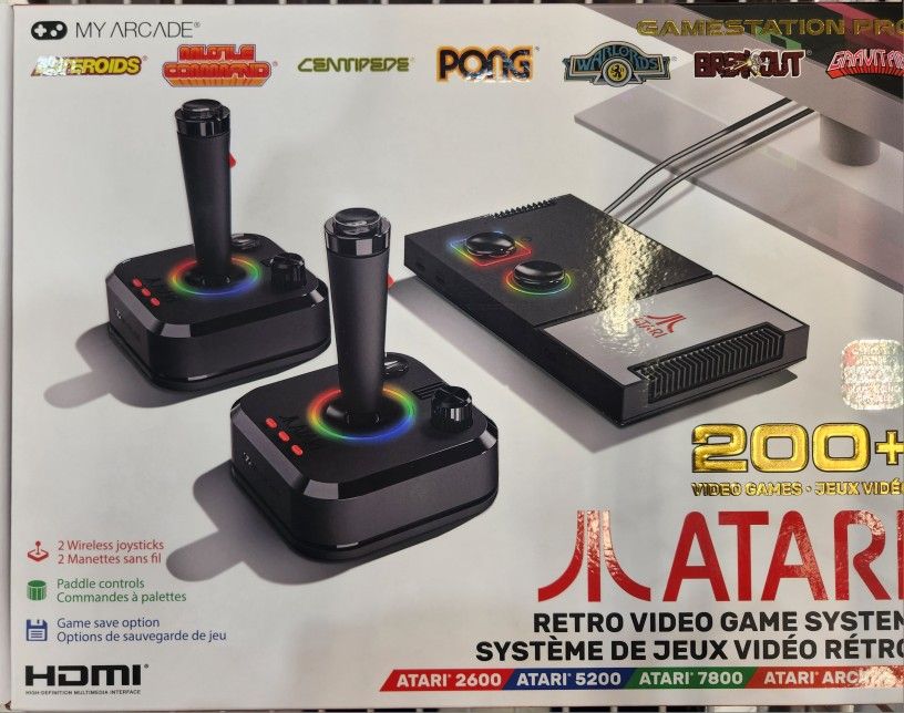 Atari Gamestation Pro My Arcade 200+ Games Brand New HDMI