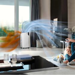 De’Longhi, 700 SQ, 3-in-1 Pinguino UV-Carelight Portable Air Conditioner,