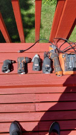 Rigid 18 volt Jobmax X4 multi tool set