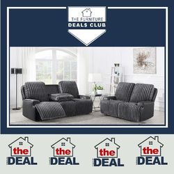 POWER RECLINE SOFA-SET: IN-STOCK CLEARANC