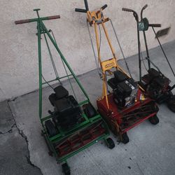 2 One Mclane One Cali Roller Groove Roller Reel Mower, 20" Self Propelled, 7 Blade, 3.5GT Briggs & Stratton Engine