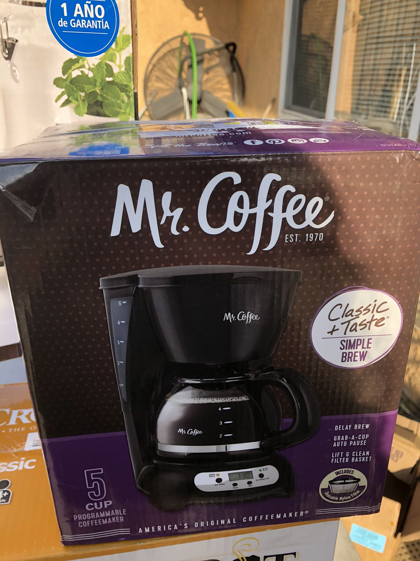 Mr coffee 5 cup coffee maker