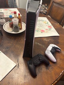 PlayStation 5 Console with Two Controllers
