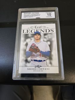 Shohei Ohtani 2023 Leaf Special Release #LA-13 CGC 10 MINT Legends Achievement