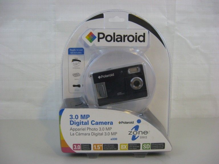 Polaroid A330 3.0MP Digital Camera I Zone Series - Blue-New & Sealed