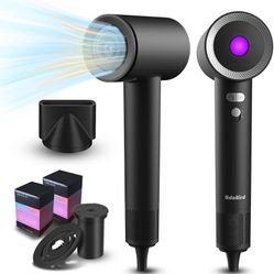 new Ionic Hair Dryer with Essential Oil Professional Hair Dryer High Speed Hair Blow Dryer 110000 RPM Fast Drying Low Noise Lightweight Hairdryer with
