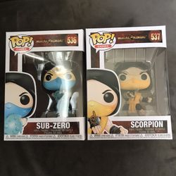 Mortal Combat Funko Pops