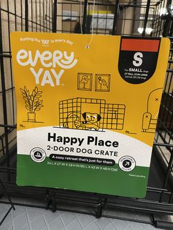 2-Door Dog Crate for Small Dog