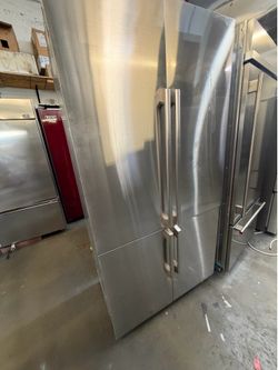 42” CHEFF COLLECTION 4 DOOR STAINLESS STEEL REFRIGERATOR